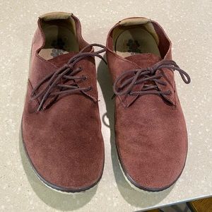 Vivobarefoot Brown Oxblood Maroon RA Suede